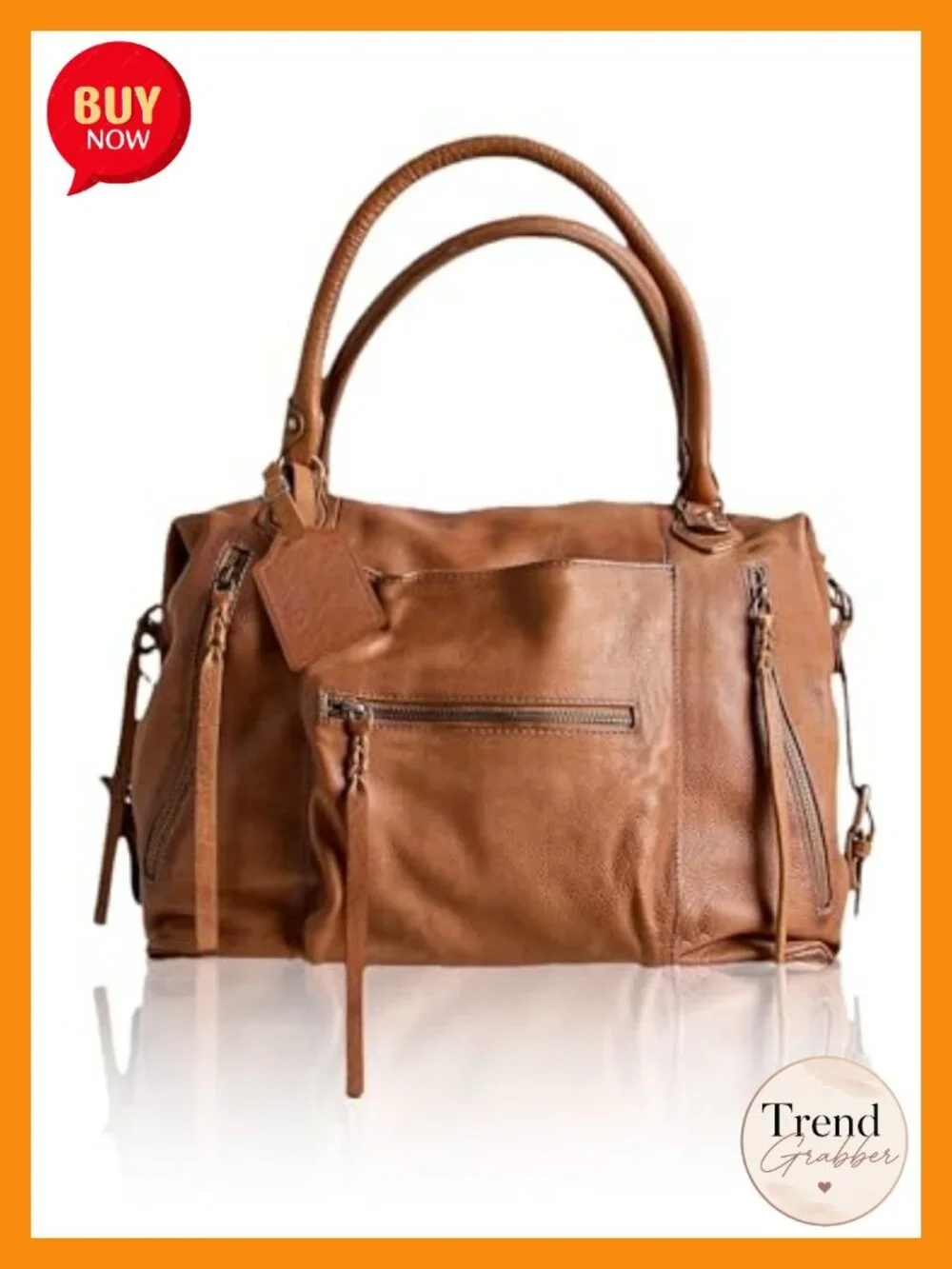 Large Vegan Leather Hobo Tote Bag Purse with Zipper Adjustable Strap